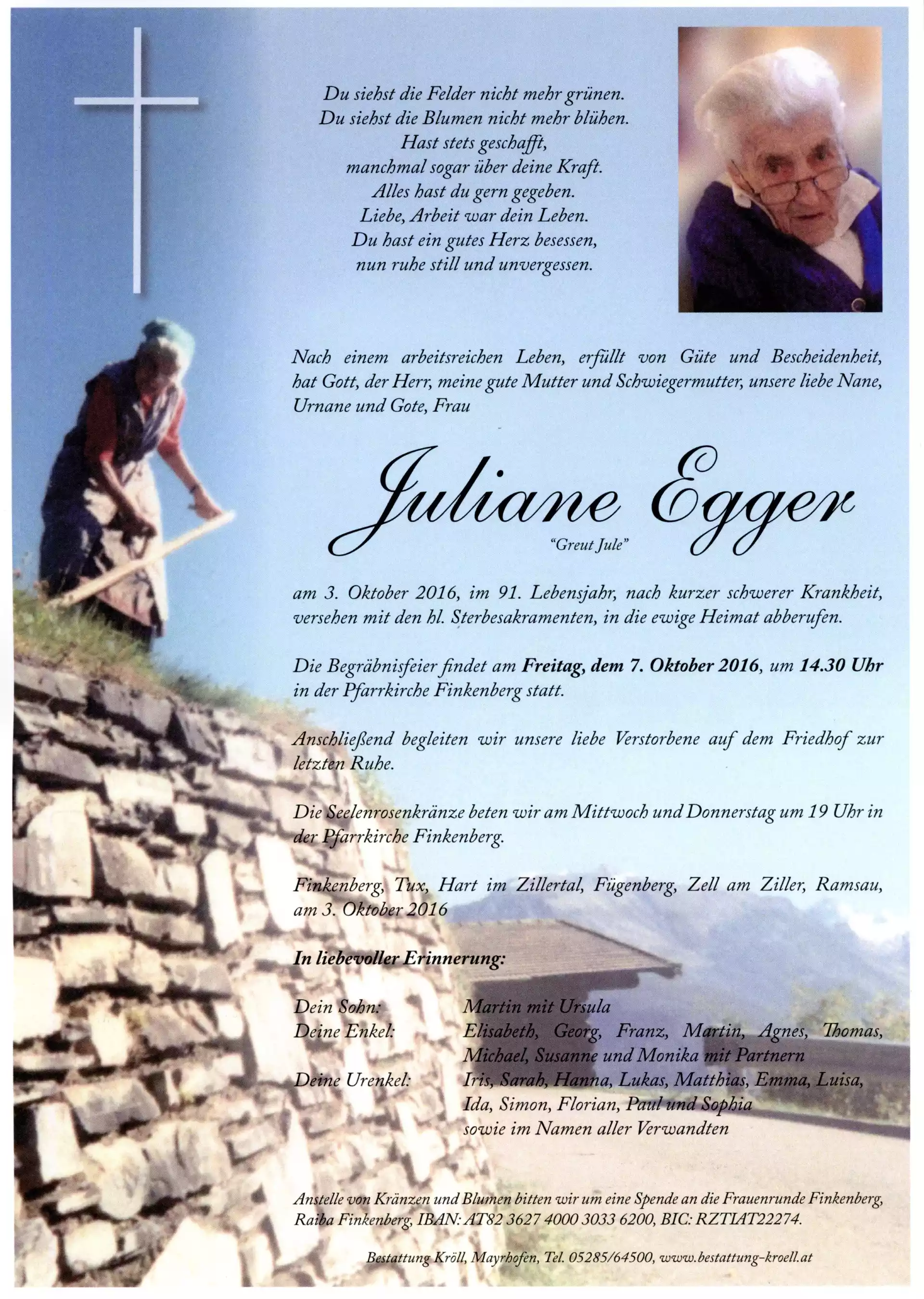Parte von Juliane Egger